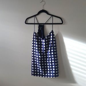 Banana republic buffalo plaid top